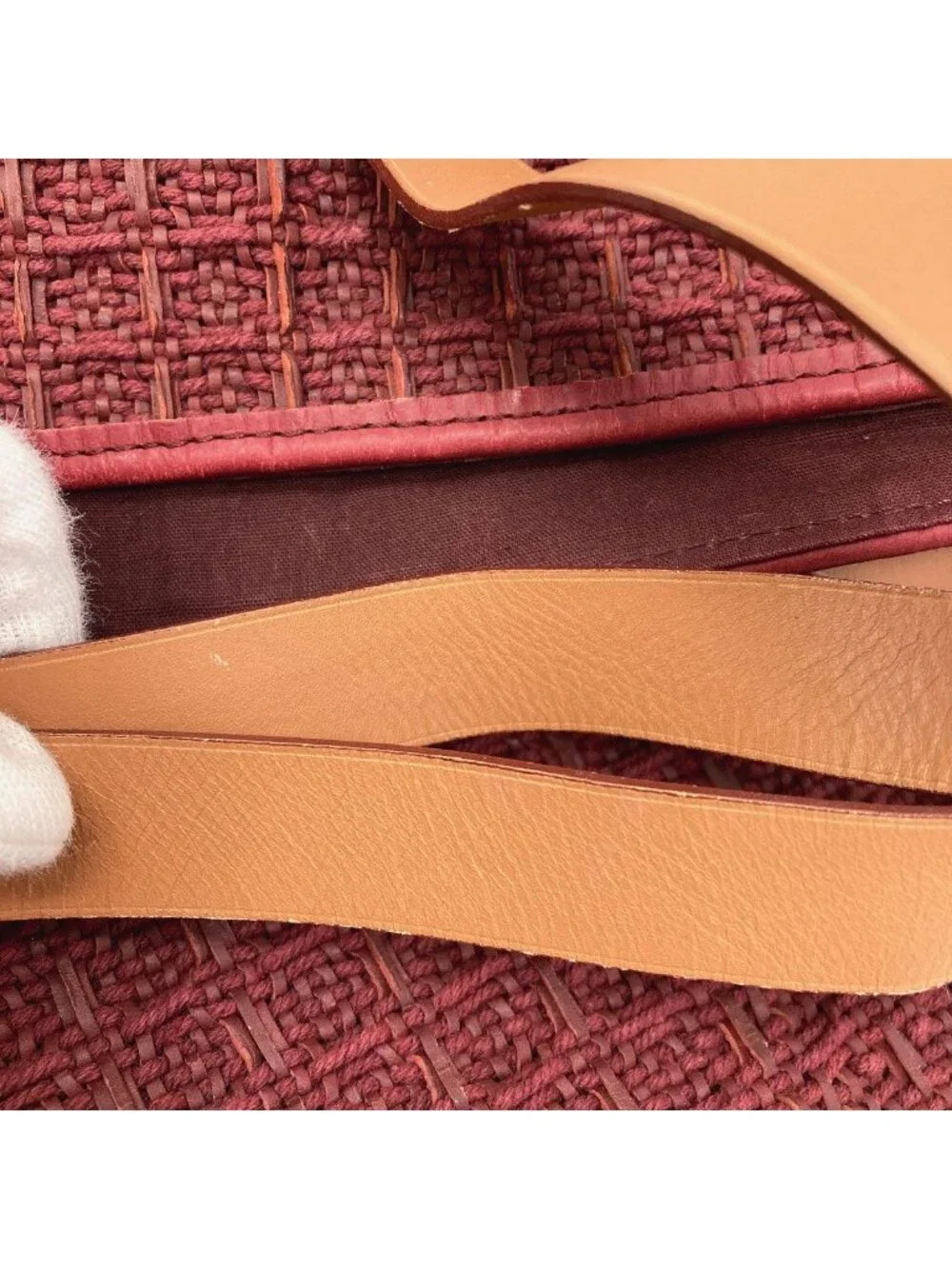 Hermes Amedaba GM Handbag Canvas